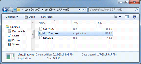 run dmg file in windows 8